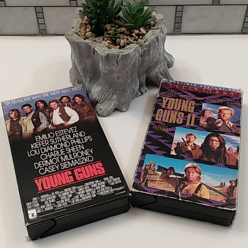 Young Guns and Young Guns 2 VHS Bundle
